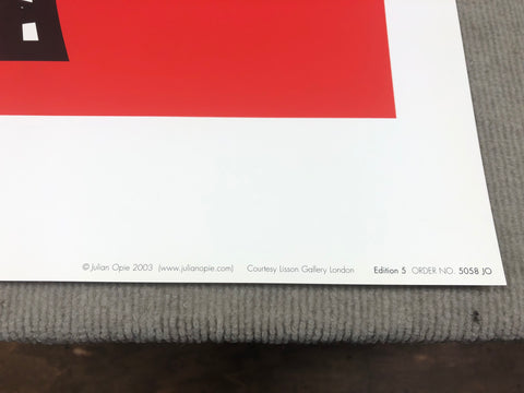 JULIAN OPIE Woman Taking Off Man’s Shirt., 2003