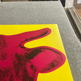 ANDY WARHOL Cow Pink on Yellow, 1966 (small), 1992