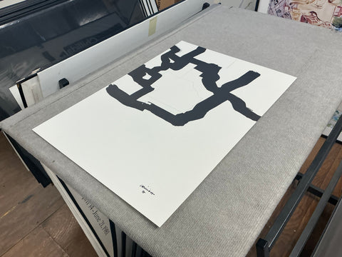 EDUARDO CHILLIDA Collage, 1995