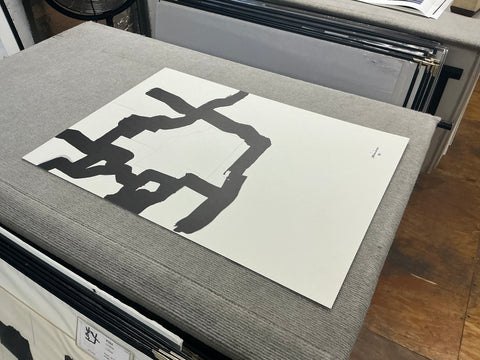 EDUARDO CHILLIDA Collage, 1995