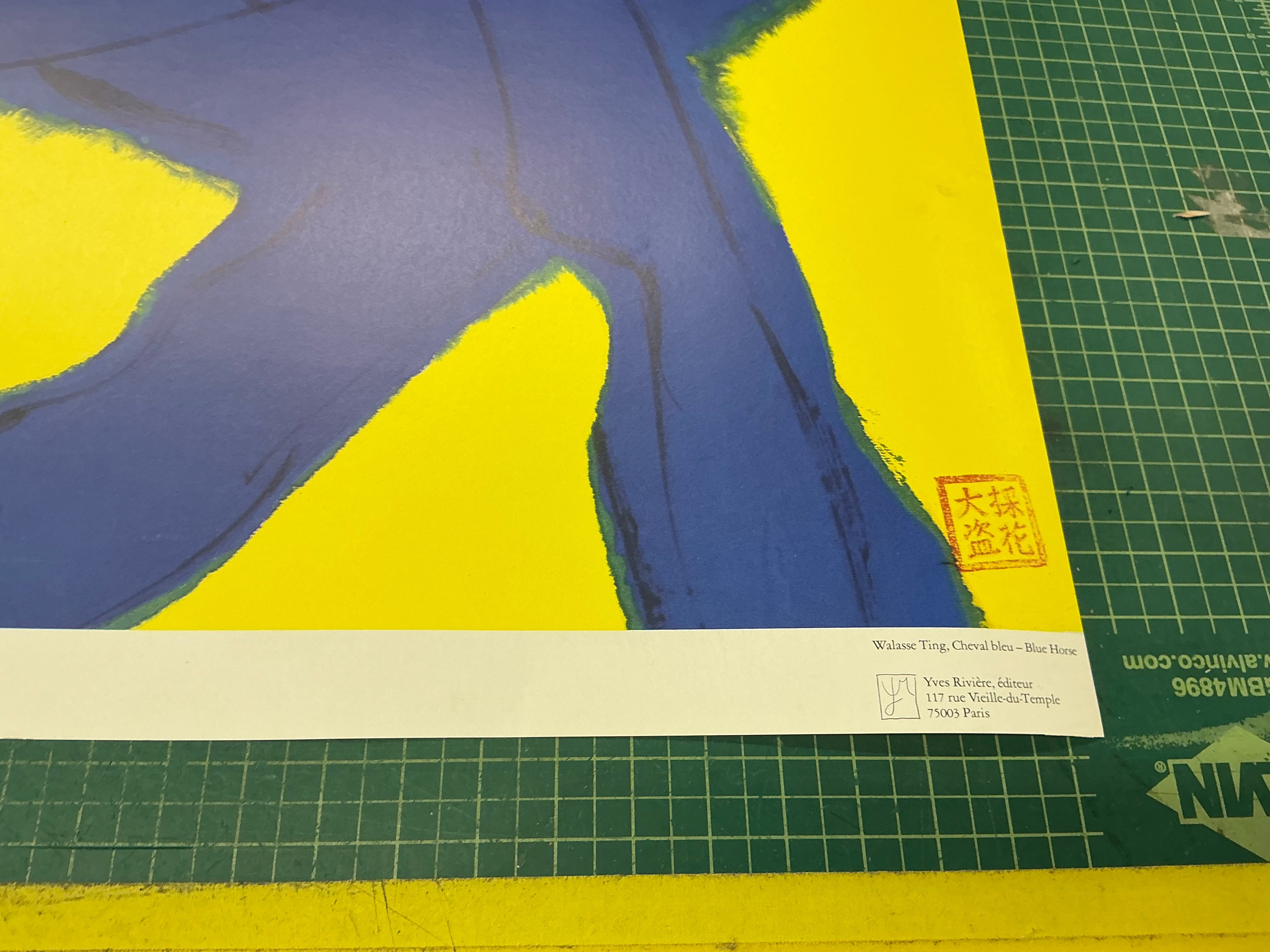 WALASSE TING Blue Horse, 1990 – ArtWise