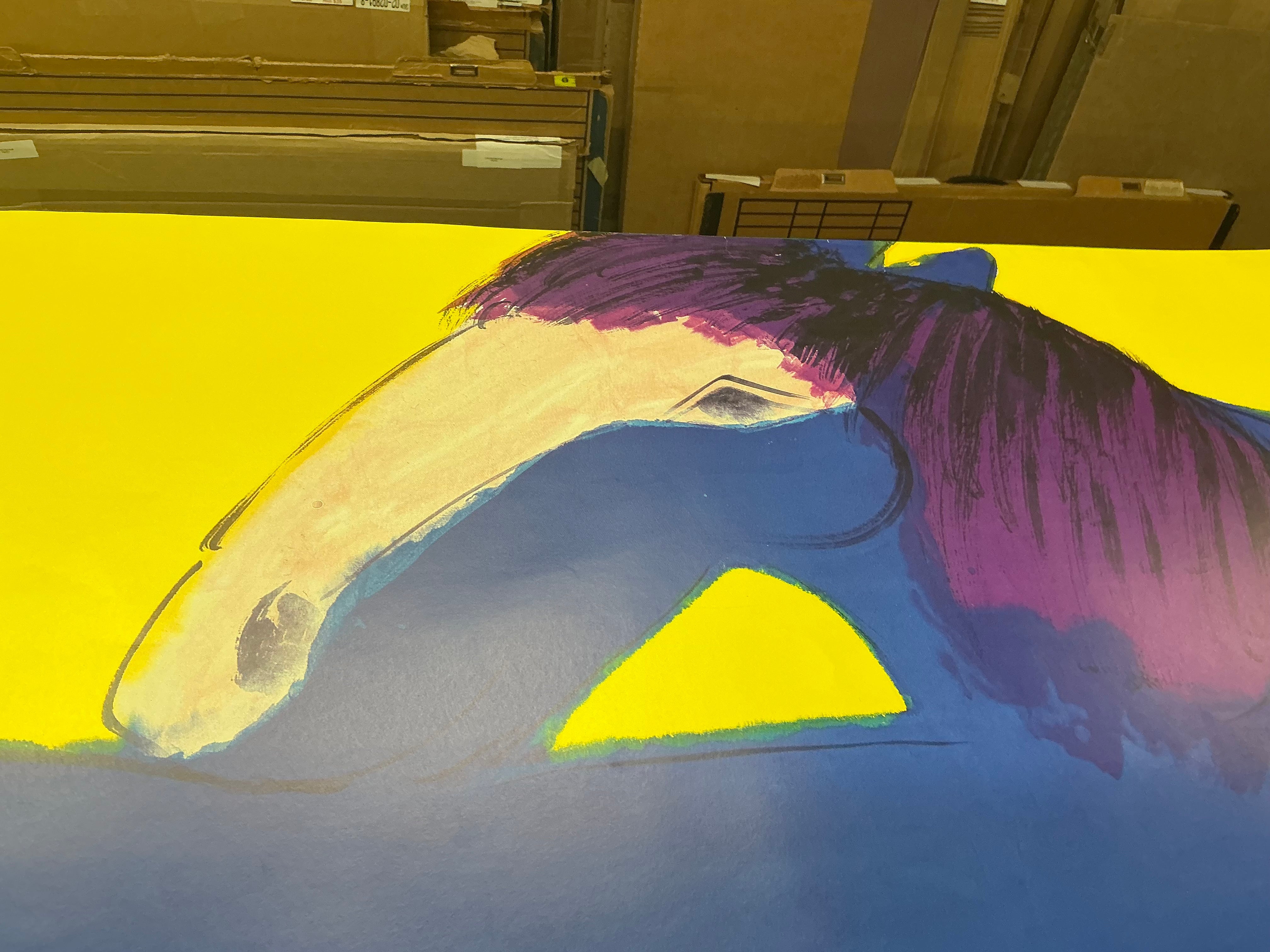 WALASSE TING Blue Horse, 1990 – ArtWise