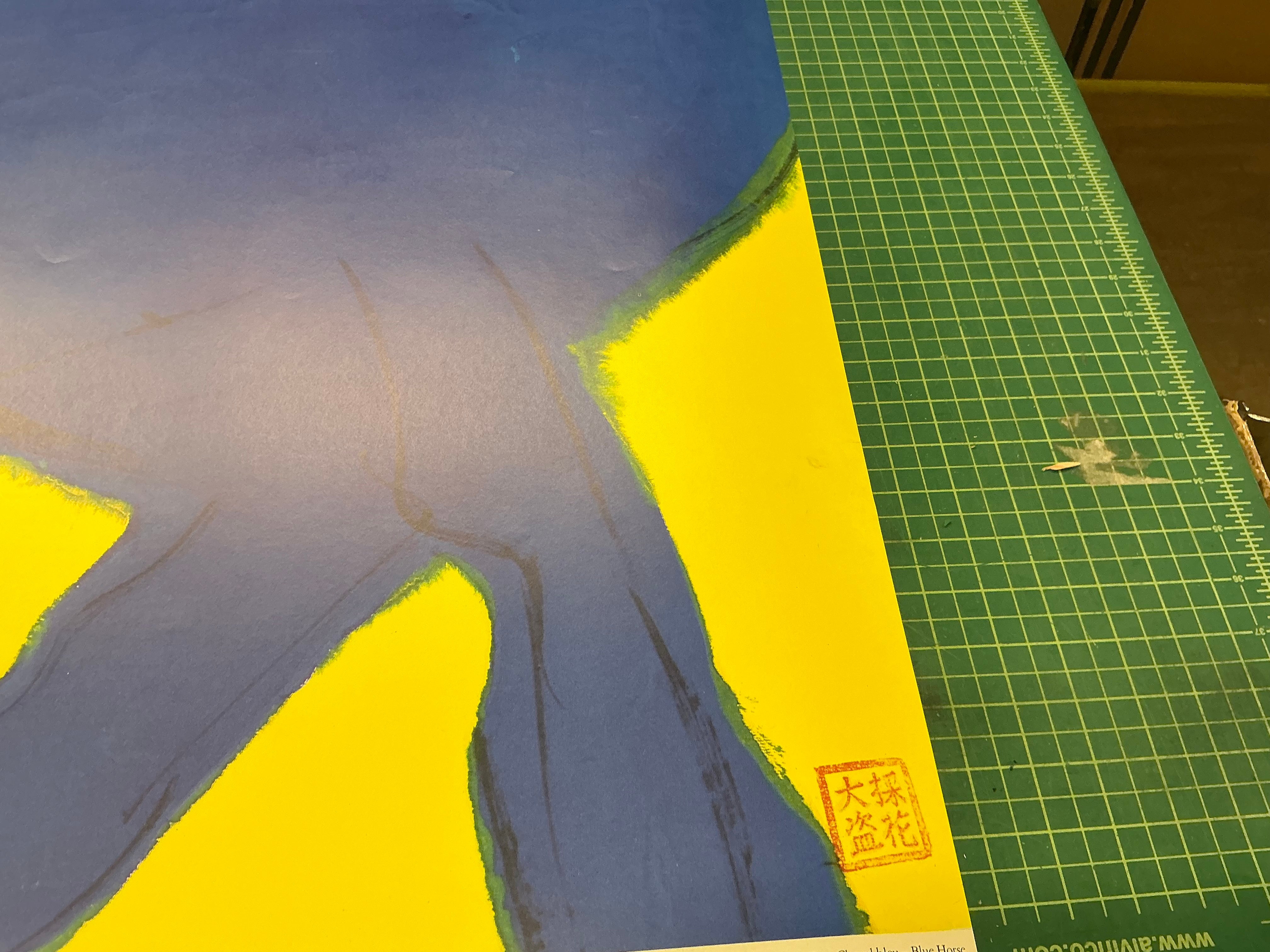 WALASSE TING Blue Horse, 1990 – ArtWise