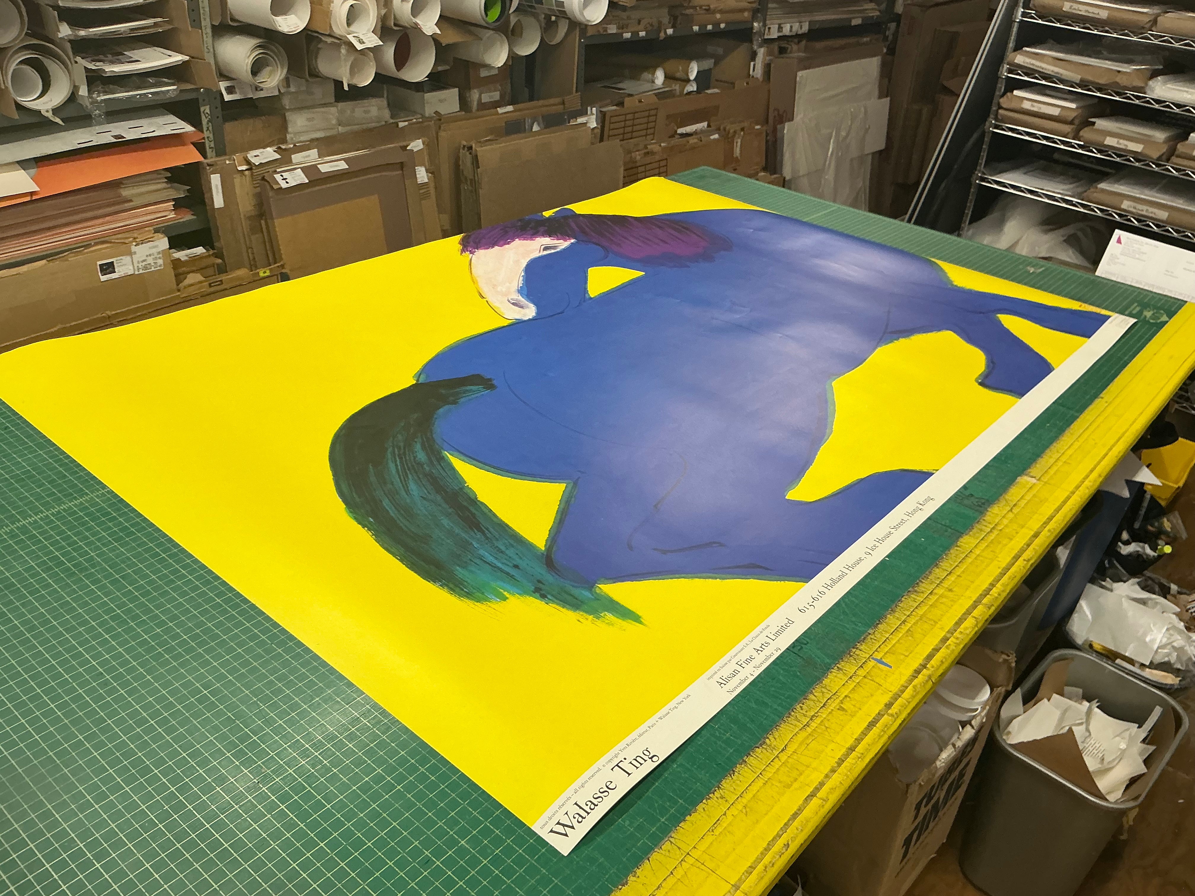 WALASSE TING Blue Horse, 1990 – ArtWise