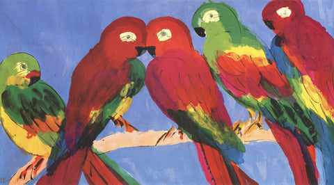 WALASSE TING Parrots, 1990