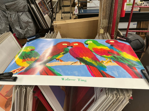 WALASSE TING Parrots, 1990
