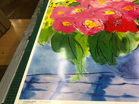 WALASSE TING The Colorful Bouquet of Flowers, 1989