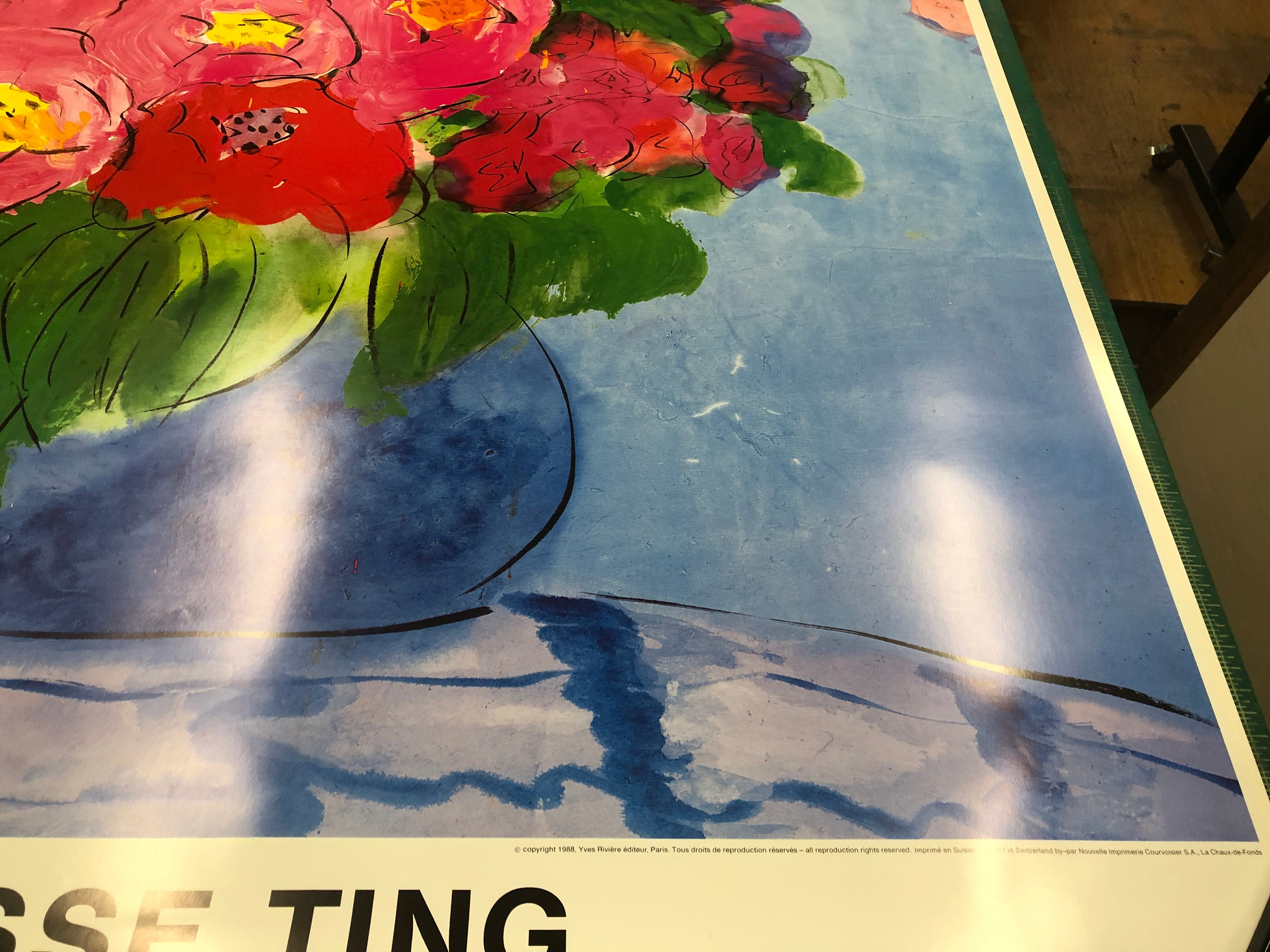WALASSE TING The Colorful Bouquet of Flowers, 1989 – ArtWise
