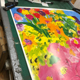 WALASSE TING The Colorful Bouquet of Flowers, 1989