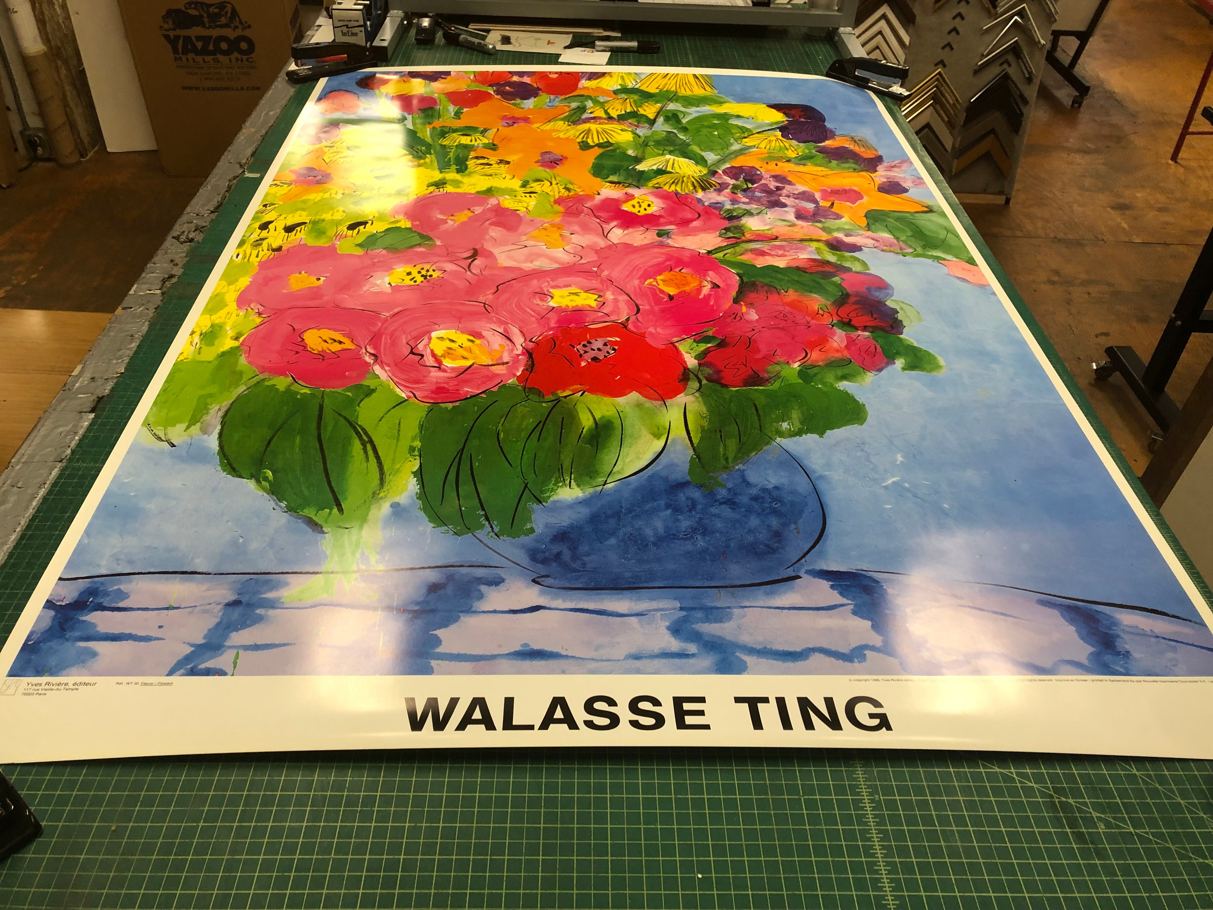 WALASSE TING The Colorful Bouquet of Flowers, 1989 – ArtWise