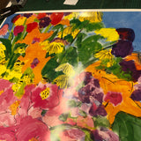 WALASSE TING The Colorful Bouquet of Flowers, 1989