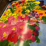 WALASSE TING The Colorful Bouquet of Flowers, 1989