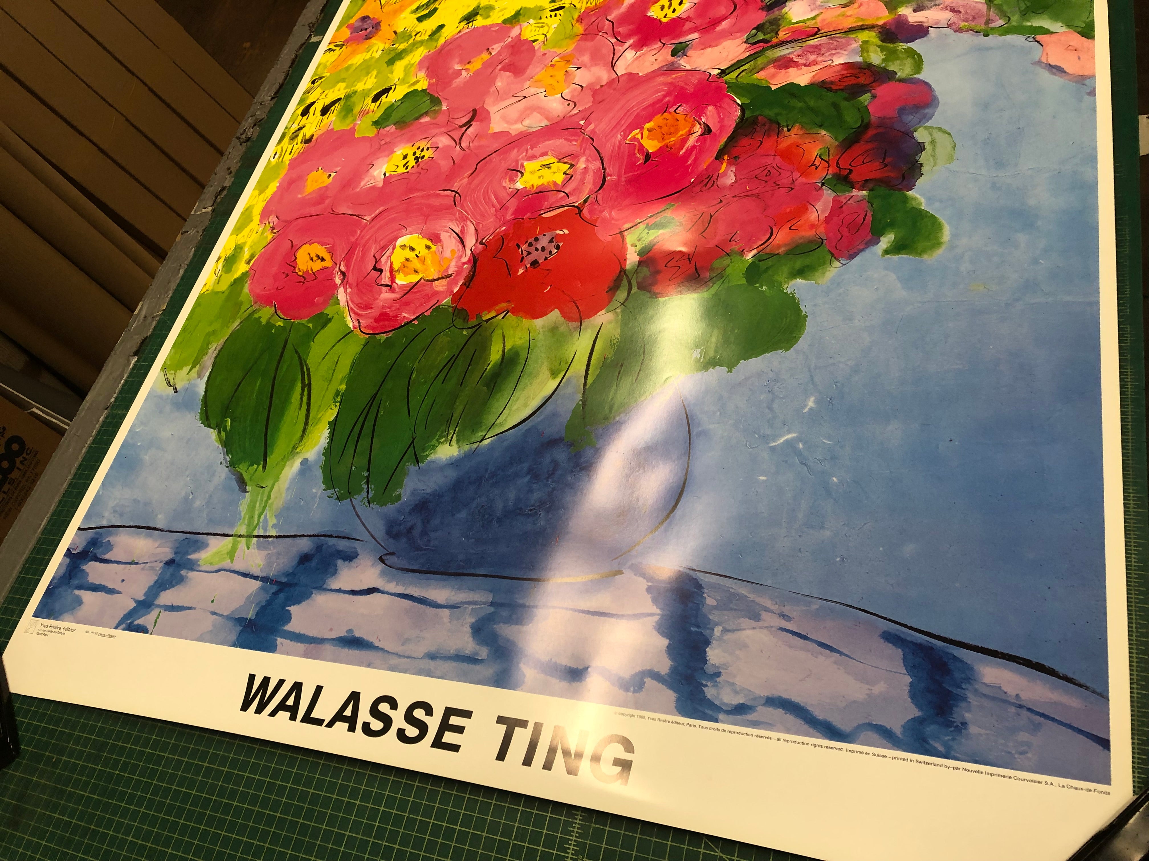 WALASSE TING The Colorful Bouquet of Flowers, 1989 – ArtWise