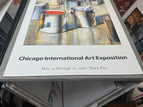 WAYNE THIEBAUD Paint Cans, 1990