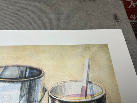 WAYNE THIEBAUD Paint Cans, 1990