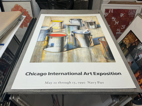 WAYNE THIEBAUD Paint Cans, 1990