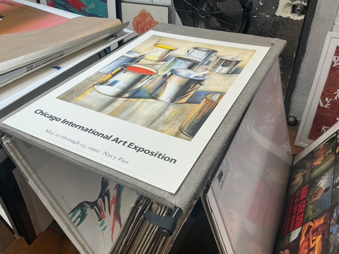 WAYNE THIEBAUD Paint Cans, 1990