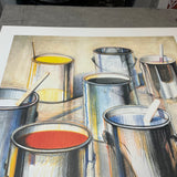 WAYNE THIEBAUD Paint Cans, 1990
