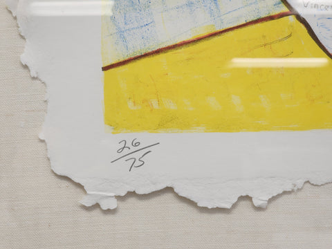 RED GROOMS van Gogh with Sunflowers, 1988 - Signed