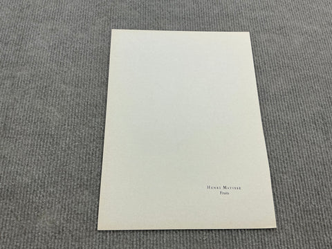 HENRI MATISSE Fruits, 1964