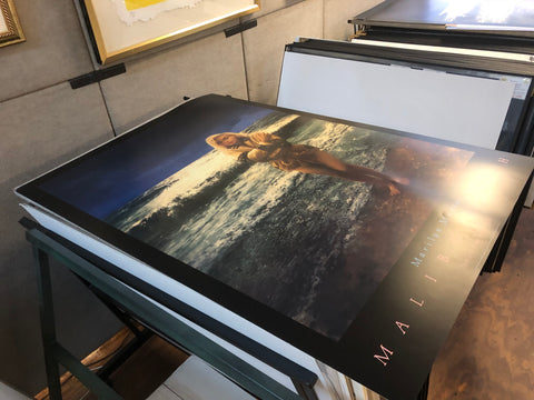 TOMMY MERRYFIELD Marilyn Monroe-Malibu Beach, 1989