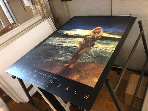 TOMMY MERRYFIELD Marilyn Monroe-Malibu Beach, 1989