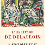 PABLO PICASSO L’Heritage de Delacroix , 1964