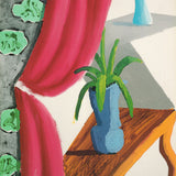 DAVID HOCKNEY Still Life with Magenta Curtain, 1988