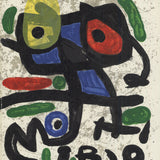 JOAN MIRO Derriere le Miroir, no. 186, COVER ONLY, 1970