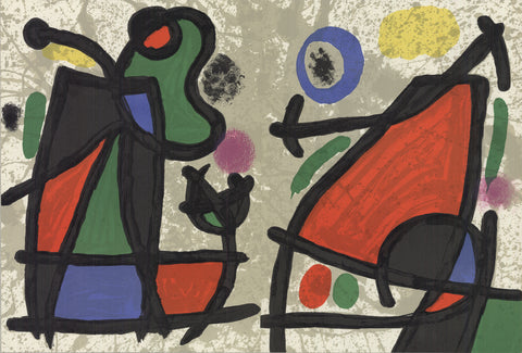 JOAN MIRO Derriere le Miroir, no. 186, pg 2,7, 1970