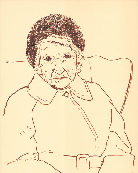 DAVID HOCKNEY Hockney's Progress, Artist's Mother, 1980