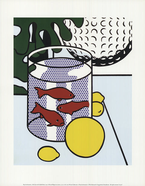ROY LICHTENSTEIN Still Life with Goldfish Bowl, 1993
