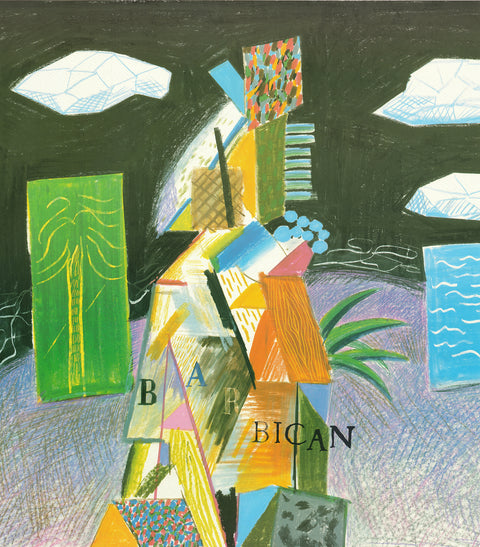 DAVID HOCKNEY Detail From Cubistic Bar, 1982