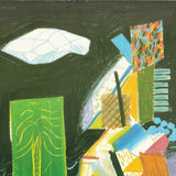 DAVID HOCKNEY Detail From Cubistic Bar, 1982
