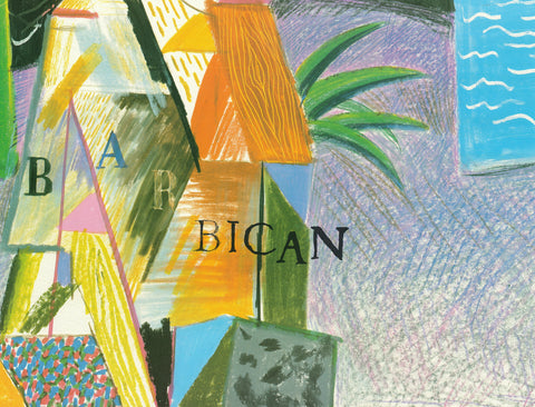 DAVID HOCKNEY Detail From Cubistic Bar, 1982