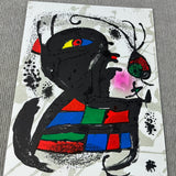 JOAN MIRO Litografia original V, 1975
