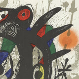 JOAN MIRO Litografia original I, 1975