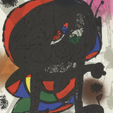 JOAN MIRO Litografia original III, 1975