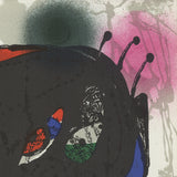 JOAN MIRO Litografia original III, 1975
