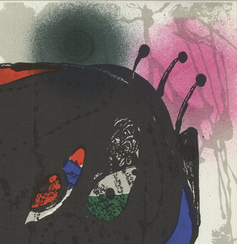 JOAN MIRO Litografia original III, 1975