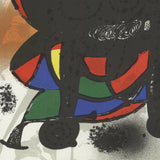 JOAN MIRO Litografia original III, 1975