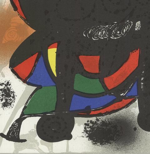 JOAN MIRO Litografia original III, 1975