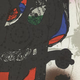 JOAN MIRO Litografia original III, 1975