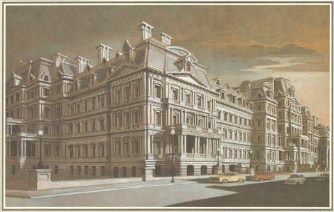 RICHARD HAAS The Old Executive Office Building, 1985 - Signed