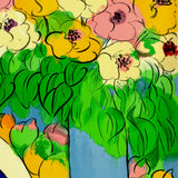WALASSE TING Reclining Nude with Flowers, 1978