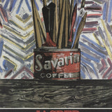 JASPER JOHNS Savarin Cans, 1986
