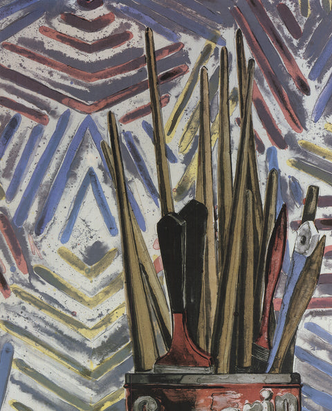 JASPER JOHNS Savarin Cans, 1986