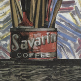 JASPER JOHNS Savarin Cans, 1986
