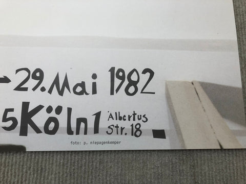 FELIX DROESE Galerie Rudolf Zwirner, 1982