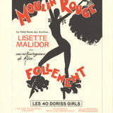 RENE GRUAU Moulin Rouge Lisette Malidor